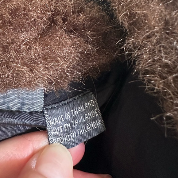 VINTAGE 90s Lizwear Liz Claiborne Bomber Jacket, Black Aviator • Medium Petite - Picture 6 of 7